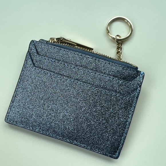 Brand New Kate Spade Glitter Wallet w/ Keychain - Picture 5 of 5